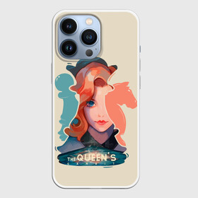 Чехол для iPhone 13 Pro с принтом Королева шахматной доски в городе Новоалтайск,  |  | chess | serial | the queens gambit | аня тейлор джой | сериал | сериалы | ход королевы | шахматы | элизабет хармон