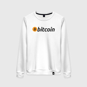 Женский свитшот хлопок с принтом Bitcoin в городе Новоалтайск, 100% хлопок | прямой крой, круглый вырез, на манжетах и по низу широкая трикотажная резинка  | bitcoin | btc | coin | crypto | eth | ethereum | mining | satoshi nakamoto | trading | биржа | биткоин | биток | валюта | виталик бутерин | деньги | коин | крипта | криптовалюта | криптоинвестор | майнинг | сатоши | трейд | трейдер
