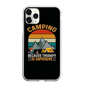 Чехол для iPhone 11 Pro матовый с принтом Camping в городе Новоалтайск, Силикон |  | Тематика изображения на принте: camp | camping | retro | travel | винтаж | интроверт | кемпинг | отдых | отпуск | приключение | ретро | социопат | туризм | турист | туристические | юмор