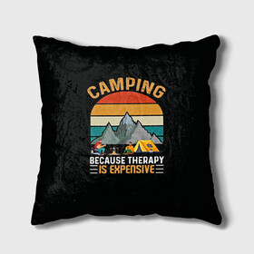 Подушка 3D с принтом Camping в городе Новоалтайск, наволочка – 100% полиэстер, наполнитель – холлофайбер (легкий наполнитель, не вызывает аллергию). | состоит из подушки и наволочки. Наволочка на молнии, легко снимается для стирки | camp | camping | retro | travel | винтаж | интроверт | кемпинг | отдых | отпуск | приключение | ретро | социопат | туризм | турист | туристические | юмор