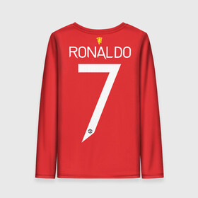 Женский лонгслив 3D с принтом Ronaldo Manchester United в городе Новоалтайск, 100% полиэстер | длинные рукава, круглый вырез горловины, полуприлегающий силуэт | cristiano ronaldo | fc | fcmu | football | football club | manchester united | red devils | sport | красные дьяволы | криштиано | криштиану роналду | манчестер юнайтед | роналдо | рональду | спорт | фк | фкмю | форма | футбол | футболист