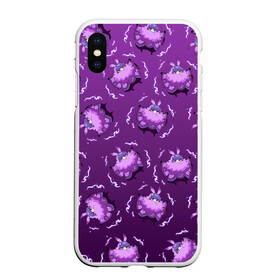 Чехол для iPhone XS Max матовый с принтом БААЛ | BAAL | ГЕНШИН в городе Новоалтайск, Силикон | Область печати: задняя сторона чехла, без боковых панелей | anime | game | аниме | архонт | баал | геншин | игра | импакт | молитва | молнии | фиолетовый | электро