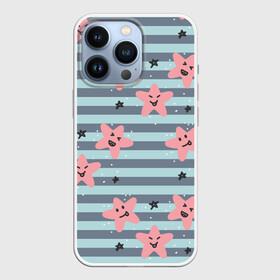 Чехол для iPhone 13 Pro с принтом Smiling Stars в городе Новоалтайск,  |  | smile | star | абстракция | звезда | звездочка | звезды | позитив | радость | смайл | улыбка