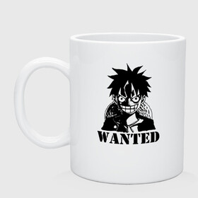 Кружка керамическая с принтом Луффи в розыске One Piece в городе Новоалтайск, керамика | объем — 330 мл, диаметр — 80 мм. Принт наносится на бока кружки, можно сделать два разных изображения | anime | manga | monkey d. luffy | one piece | аниме | большой куш | ван пис | вон пис | капитан | король пиратов | луси | луфи | луффи | луффи но уми | луффи таро | манга | манки д. луффи | мугивара | пират | пятый император