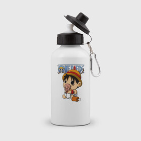 Бутылка спортивная с принтом Малыш Луффи One Piece в городе Новоалтайск, металл | емкость — 500 мл, в комплекте две пластиковые крышки и карабин для крепления | Тематика изображения на принте: anime | manga | monkey d. luffy | one piece | аниме | большой куш | ван пис | вон пис | капитан | король пиратов | луси | луфи | луффи | луффи но уми | луффи таро | манга | манки д. луффи | мугивара | пират | пятый император