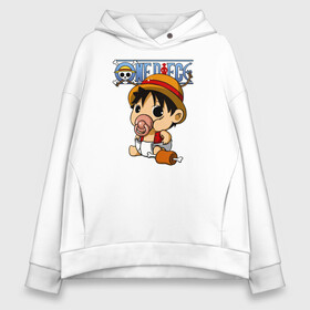Женское худи Oversize хлопок с принтом Малыш Луффи One Piece в городе Новоалтайск, френч-терри — 70% хлопок, 30% полиэстер. Мягкий теплый начес внутри —100% хлопок | боковые карманы, эластичные манжеты и нижняя кромка, капюшон на магнитной кнопке | anime | manga | monkey d. luffy | one piece | аниме | большой куш | ван пис | вон пис | капитан | король пиратов | луси | луфи | луффи | луффи но уми | луффи таро | манга | манки д. луффи | мугивара | пират | пятый император