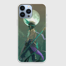 Чехол для iPhone 13 Pro Max с принтом XIAO | СЯО | ПОЛНОЛУНИЕ в городе Новоалтайск,  |  | Тематика изображения на принте: anemo | anime | game | xiao | аниме | геншин | игра | импакт | ксиао | молитва | сяо