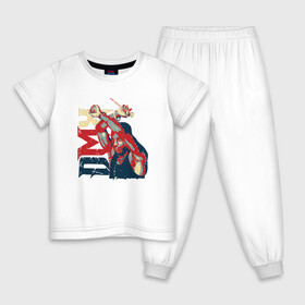 Детская пижама хлопок с принтом DMX - RAP в городе Новоалтайск, 100% хлопок |  брюки и футболка прямого кроя, без карманов, на брюках мягкая резинка на поясе и по низу штанин
 | dmx | dog | earl simmons | hip hop | music | new york | rap | rapper | rip | ruff ryders | диджей | диэмикс | микрофон | музыка | нью йорк | пёс | рэп | рэпер | хипхоп | эрл симмонс