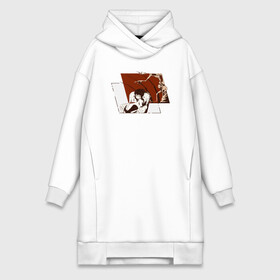 Платье-худи хлопок с принтом Miko Yotsuya Manga в городе Новоалтайск,  |  | anime | manga | mieruko chan | miko yotsuya | девочка которая видит это | комиксы | манга | мерико чан | мико ёцуя | ужас | хоррор