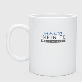 Кружка керамическая с принтом Halo Infinite в городе Новоалтайск, керамика | объем — 330 мл, диаметр — 80 мм. Принт наносится на бока кружки, можно сделать два разных изображения | Тематика изображения на принте: games | halo | xbox | xbox game | иллюстрация | логотип | мастер чиф | мультиплеер