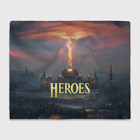 Плед 3D с принтом Heroes of Might and Magic | HoM (Z) в городе Новоалтайск, 100% полиэстер | закругленные углы, все края обработаны. Ткань не мнется и не растягивается | heroes | heroes of might and magic | hom | oldskull | герои | герои меча | герои меча и магии | олдскулл