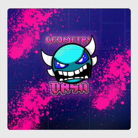 Магнитный плакат 3Х3 с принтом Geometry Dash (80s) в городе Новоалтайск, Полимерный материал с магнитным слоем | 9 деталей размером 9*9 см | Тематика изображения на принте: dash | geometry | geometry dash | геометри десш | квадрат | мобильная игра | шеометри даш