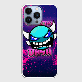 Чехол для iPhone 13 Pro с принтом Geometry Dash (80s) в городе Новоалтайск,  |  | Тематика изображения на принте: dash | geometry | geometry dash | геометри десш | квадрат | мобильная игра | шеометри даш