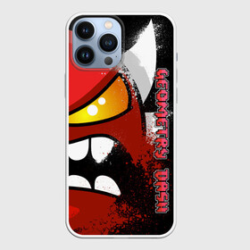 Чехол для iPhone 13 Pro Max с принтом Geometry Dash (Angry) в городе Новоалтайск,  |  | dash | geometry | geometry dash | геометри десш | квадрат | мобильная игра | шеометри даш
