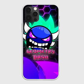 Чехол для iPhone 12 Pro Max с принтом Geometry Dash (Neon) в городе Новоалтайск, Силикон |  | Тематика изображения на принте: dash | geometry | geometry dash | геометри десш | квадрат | мобильная игра | шеометри даш