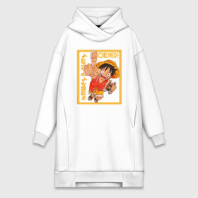 Платье-худи хлопок с принтом Monkey D. Luffy One Piece в городе Новоалтайск,  |  | anime | manga | monkey d. luffy | one piece | аниме | большой куш | ван пис | вон пис | гол д. роджер | кайдо | король пиратов | луфи | луффи | манга | манки д. луффи | нами | нико робин | пират | портгас д. эйс | ророноа зоро