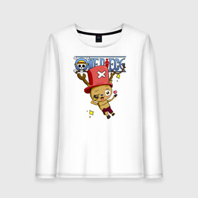 Женский лонгслив хлопок с принтом Тони Тони Чоппер One Piece в городе Новоалтайск, 100% хлопок |  | one piece | tony tony chopper | аниме | большой куш | ван пис | великий флот | вон пис | врач | любитель сладкой ваты | манга | ниндзя пирато минко самурайский альянс | пират | пираты соломенной шляпы