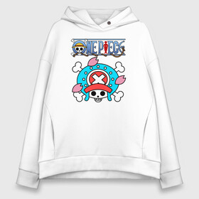 Женское худи Oversize хлопок с принтом One Piece Тони Тони Чоппер в городе Новоалтайск, френч-терри — 70% хлопок, 30% полиэстер. Мягкий теплый начес внутри —100% хлопок | боковые карманы, эластичные манжеты и нижняя кромка, капюшон на магнитной кнопке | one piece | tony tony chopper | аниме | большой куш | ван пис | великий флот | вон пис | врач | любитель сладкой ваты | манга | ниндзя пирато минко самурайский альянс | пират | пираты соломенной шляпы
