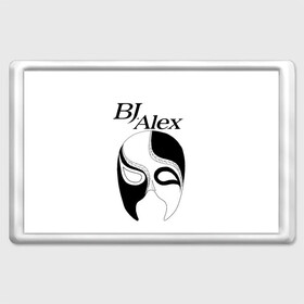 Магнит 45*70 с принтом Маска BJ Alex в городе Новоалтайск, Пластик | Размер: 78*52 мм; Размер печати: 70*45 | alex | bj | bj alex | алекс | ан джи вон | аниме | дживон | маска | сенен ай | стример
