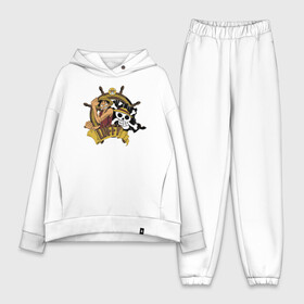 Женский костюм хлопок Oversize с принтом Луффи One Piece. Большой куш в городе Новоалтайск,  |  | anime | manga | monkey d. luffy | one piece | аниме | большой куш | ван пис | вон пис | капитан | король пиратов | луси | луфи | луффи | луффи но уми | луффи таро | манга | манки д. луффи | мугивара | пират | пятый император