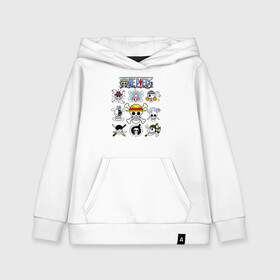 Детская толстовка хлопок с принтом Эмблемы пиратов Соломенной Шляпы One Piece в городе Новоалтайск, 100% хлопок | Круглый горловой вырез, эластичные манжеты, пояс, капюшен | Тематика изображения на принте: anime | manga | monkey d. luffy | one piece | аниме | большой куш | ван пис | вон пис | гол д. роджер | кайдо | король пиратов | луфи | луффи | манга | манки д. луффи | нами | нико робин | пират | портгас д. эйс | ророноа зоро