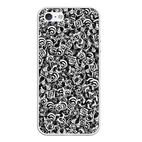 Чехол для iPhone 5/5S матовый с принтом Genshin impact elements в городе Новоалтайск, Силикон | Область печати: задняя сторона чехла, без боковых панелей | anime | rpg | аниме | геншин импакт | паттерн | символы | узор | элементы