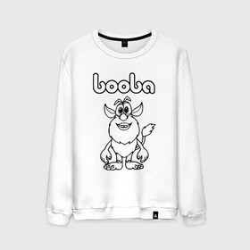 Мужской свитшот хлопок с принтом BOOBA | БУБА (Z) в городе Новоалтайск, 100% хлопок |  | baby | booba | buba | gnom | буба | гном | гномик | детям | для ребенка | мультик | ребенку