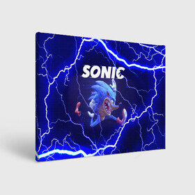 Холст прямоугольный с принтом SONIC | СОНИК (Z) в городе Новоалтайск, 100% ПВХ |  | blaze the cat | hedgehog | sega | silver | sonic | speed sonic | быстрый ёж | ёж соник | метал соник | сега | сильвер | синий ёж | соник