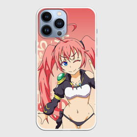 Чехол для iPhone 13 Pro Max с принтом TenSura, Милим в городе Новоалтайск,  |  | milim nava | slime isekai | tensura | that time i got reincarnated as a slime | аниме | владыка демонов | манга | милим нава | о моём перерождении в слизь