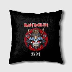 Подушка 3D с принтом Iron Maiden, Senjutsu в городе Новоалтайск, наволочка – 100% полиэстер, наполнитель – холлофайбер (легкий наполнитель, не вызывает аллергию). | состоит из подушки и наволочки. Наволочка на молнии, легко снимается для стирки | Тематика изображения на принте: iron maiden | senjutsu | айрон мейден | группы | музыка | рок | самурпй | хеви метал | череп