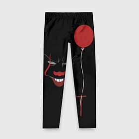 Детские леггинсы 3D с принтом Pennywise it в городе Новоалтайск, полиэстер 85%, спандекс 15% | эластичный пояс, зауженный крой | it | pennywise | клоун | красный шарик | оно | пеннивайз