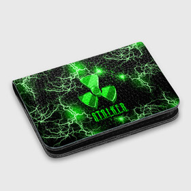 Картхолдер с принтом с принтом S.T.A.L.K.E.R.  NEON МОЛНИЯ в городе Новоалтайск, натуральная матовая кожа | размер 7,3 х 10 см; кардхолдер имеет 4 кармана для карт; | game | stalker | stalker 2 | зона | игра | неон | радиация | сталкер | сталкер 2 | чернобыль