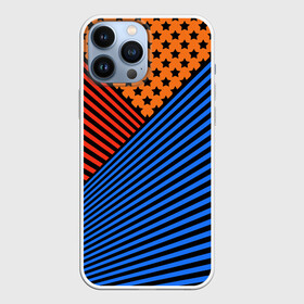 Чехол для iPhone 13 Pro Max с принтом Комбинированный полосатый узор в городе Новоалтайск,  |  | Тематика изображения на принте: абстрактный | геометрический | звезды | комбинированный | косые полосы | молодежный | полосатый узор | полосы | популярный | современный