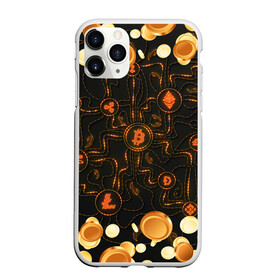 Чехол для iPhone 11 Pro матовый с принтом Криптовалюта | Crypto (Z) в городе Новоалтайск, Силикон |  | binance coin | bitcoin | blockchain | btc | cardano | crypto | ethereum | litecoin | polkadot | tether | xrp | биткоин | блокчейн | валюта | деньги | криптовалюта | майнер | майнинг | цифровая валюта | цифровое золото | эфир