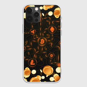 Чехол для iPhone 12 Pro Max с принтом Криптовалюта | Crypto (Z) в городе Новоалтайск, Силикон |  | binance coin | bitcoin | blockchain | btc | cardano | crypto | ethereum | litecoin | polkadot | tether | xrp | биткоин | блокчейн | валюта | деньги | криптовалюта | майнер | майнинг | цифровая валюта | цифровое золото | эфир