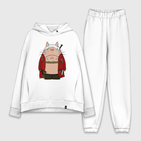 Женский костюм хлопок Oversize с принтом Totoro Dante в городе Новоалтайск,  |  | ghibli | japan | nature | neigbor | neighbour | totoro | анимация | аниме | гибли | друг | животные | лес | милый | мир | миядзаки | мой сосед тоторо | мульт | мультфильм | природа | сосед | тоторо | хаяо | хранитель | япония