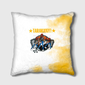 Подушка 3D с принтом TARAKANY! | Тараканы! в городе Новоалтайск, наволочка – 100% полиэстер, наполнитель – холлофайбер (легкий наполнитель, не вызывает аллергию). | состоит из подушки и наволочки. Наволочка на молнии, легко снимается для стирки | band | cockroaches | dmitry spirin | feelee records | four cockroaches | rock group | tarakany | аиб records | альтернативный | бенд | бэнд | дмитрий спирин | панк | поп | рок группа | таракаns | таракан | тараканы | фг никитин | четыре таракана