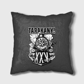 Подушка 3D с принтом TARAKANY! ALIVE & KICKING XXV в городе Новоалтайск, наволочка – 100% полиэстер, наполнитель – холлофайбер (легкий наполнитель, не вызывает аллергию). | состоит из подушки и наволочки. Наволочка на молнии, легко снимается для стирки | band | cockroaches | dmitry spirin | feelee records | four cockroaches | rock group | tarakany | аиб records | альтернативный | бенд | бэнд | дмитрий спирин | панк | поп | рок группа | таракаns | таракан | тараканы | фг никитин | четыре таракана