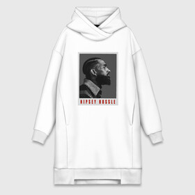 Платье-худи хлопок с принтом Nipsey - King в городе Новоалтайск,  |  | coast | hip hop | hussle | los angeles | new school | nipsey | rap | rapper | rip | tmc | victory lap | west | диджей | лос анджелес | микрофон | музыка | нипси | рэп | рэпер | сша | хассл | хип хоп
