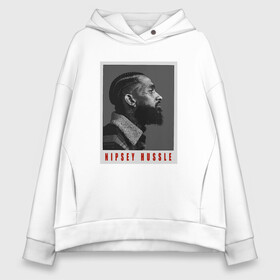 Женское худи Oversize хлопок с принтом Nipsey - King в городе Новоалтайск, френч-терри — 70% хлопок, 30% полиэстер. Мягкий теплый начес внутри —100% хлопок | боковые карманы, эластичные манжеты и нижняя кромка, капюшон на магнитной кнопке | coast | hip hop | hussle | los angeles | new school | nipsey | rap | rapper | rip | tmc | victory lap | west | диджей | лос анджелес | микрофон | музыка | нипси | рэп | рэпер | сша | хассл | хип хоп