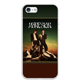 Чехол для iPhone 5/5S матовый с принтом Maneskin в лучах заката в городе Новоалтайск, Силикон | Область печати: задняя сторона чехла, без боковых панелей | eurovision | maneskin | дамиано давид | евровидение | итальянская рок группа | любовь всех подростков | манескин