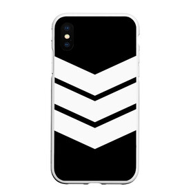 Чехол для iPhone XS Max матовый с принтом Три полоски в городе Новоалтайск, Силикон | Область печати: задняя сторона чехла, без боковых панелей | геометрия | линии | минимализм | полосы | три полоски | черно белое