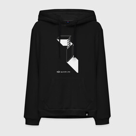 Мужская толстовка хлопок с принтом Архитектон 1Б в городе Новоалтайск, френч-терри, мягкий теплый начес внутри (100% хлопок) | карман-кенгуру, эластичные манжеты и нижняя кромка, капюшон с подкладом и шнурком | архитектон | архитектура | геометрия | конструкция | тени