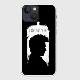 Чехол для iPhone 13 mini с принтом Я не хочу идти в городе Новоалтайск,  |  | doctor who | serial | доктор кто | путешествия во времени | сериал | сериалы | фантастика