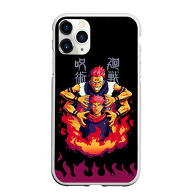 Чехол для iPhone 11 Pro матовый с принтом Итадори Юдзи и Рёмен Сукуна Магическая битва в городе Новоалтайск, Силикон |  | anime | jujutsu kaisen | manga | ryomen sukuna | sorsery fight | yuji itadori | аниме | двуликий призрак | джутсу кайсен | дзюдзюцу кайсэн | дух | засранец | итадори юдзи | король проклятий | магическая битва | манга | проклятия