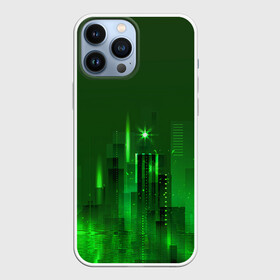 Чехол для iPhone 13 Pro Max с принтом Зеленый город в городе Новоалтайск,  |  | большие строения | большой город | высокие постройки | дома | здания | многоэтажки | постройки
