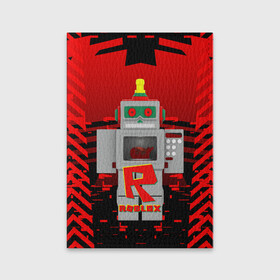 Обложка для паспорта матовая кожа с принтом ROBO | ROBLOX | РОБЛОКС (Z) в городе Новоалтайск, натуральная матовая кожа | размер 19,3 х 13,7 см; прозрачные пластиковые крепления | Тематика изображения на принте: game | gamer | roblox | robo | simulator | игра | конструктор | роблок | роблокс | робо | симулятор | строительство | фигура