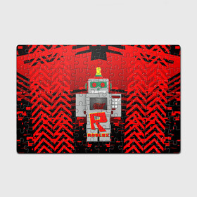 Головоломка Пазл магнитный 126 элементов с принтом ROBO | ROBLOX | РОБЛОКС (Z) в городе Новоалтайск, полимерный материал с магнитным слоем | 126 деталей, размер изделия —  180*270 мм | Тематика изображения на принте: game | gamer | roblox | robo | simulator | игра | конструктор | роблок | роблокс | робо | симулятор | строительство | фигура