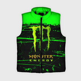 Женский жилет утепленный 3D с принтом MONSTER ENERGY NEON LOGO в городе Новоалтайск,  |  | monster | monster energy | монстер | монстер енерджи | монстер енэрджи | монстер энерджи | неон | энергетик | энергетический напиток