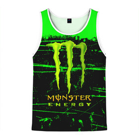 Мужская майка 3D с принтом MONSTER ENERGY NEON LOGO в городе Новоалтайск, 100% полиэстер | круглая горловина, приталенный силуэт, длина до линии бедра. Пройма и горловина окантованы тонкой бейкой | monster | monster energy | монстер | монстер енерджи | монстер енэрджи | монстер энерджи | неон | энергетик | энергетический напиток